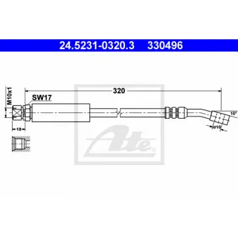 Flexible de frein ATE 24.5231-0320.3