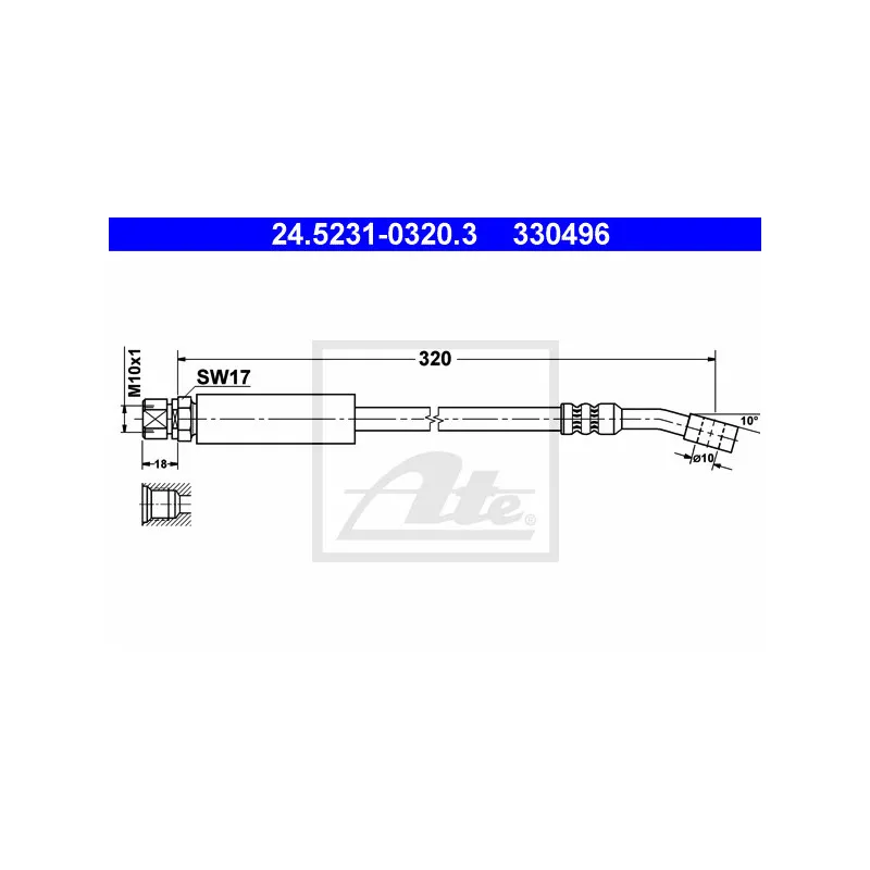 Flexible de frein ATE 24.5231-0320.3