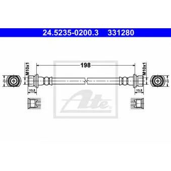 Flexible de frein ATE 24.5235-0200.3