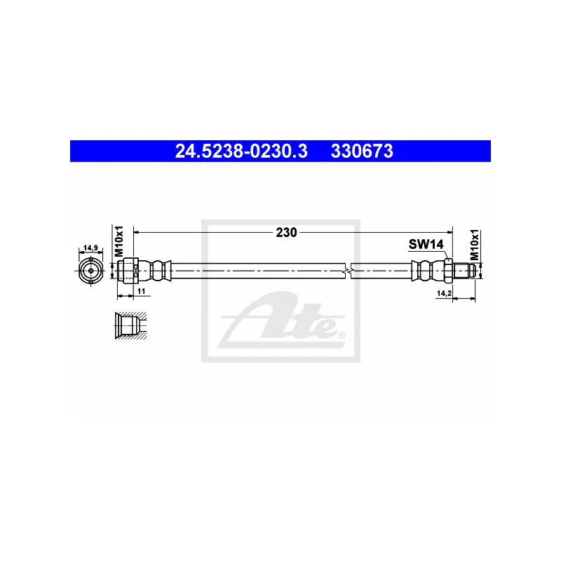 Flexible de frein ATE 24.5238-0230.3