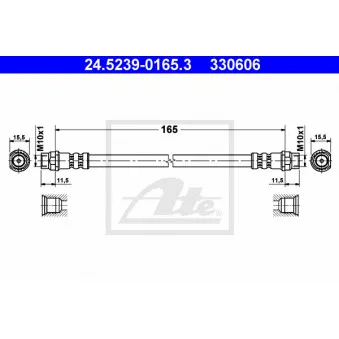 Flexible de frein ATE 24.5239-0165.3