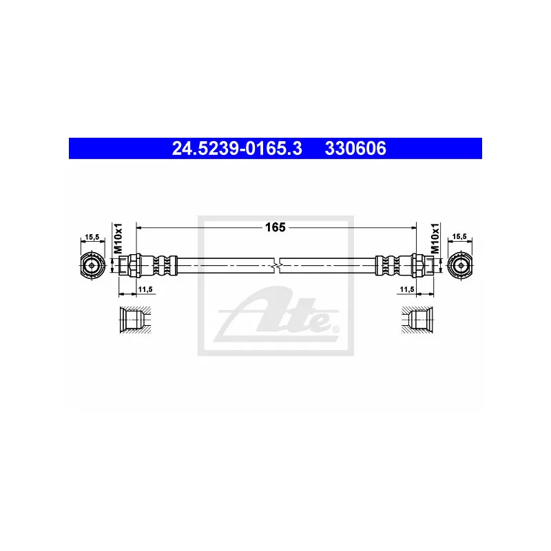 Flexible de frein ATE 24.5239-0165.3