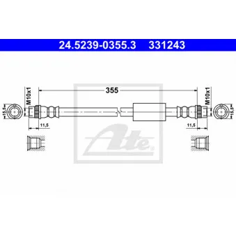 Flexible de frein ATE 24.5239-0355.3