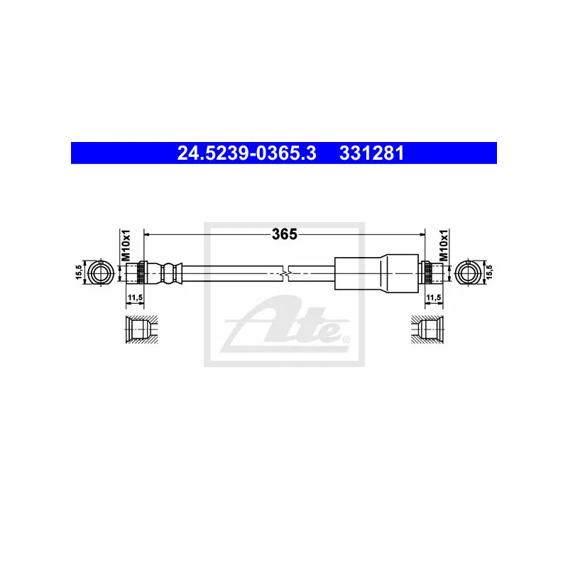 Flexible de frein ATE 24.5239-0365.3