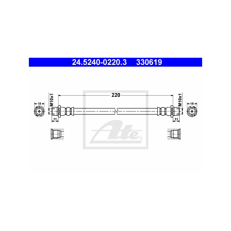 Flexible de frein ATE 24.5240-0220.3