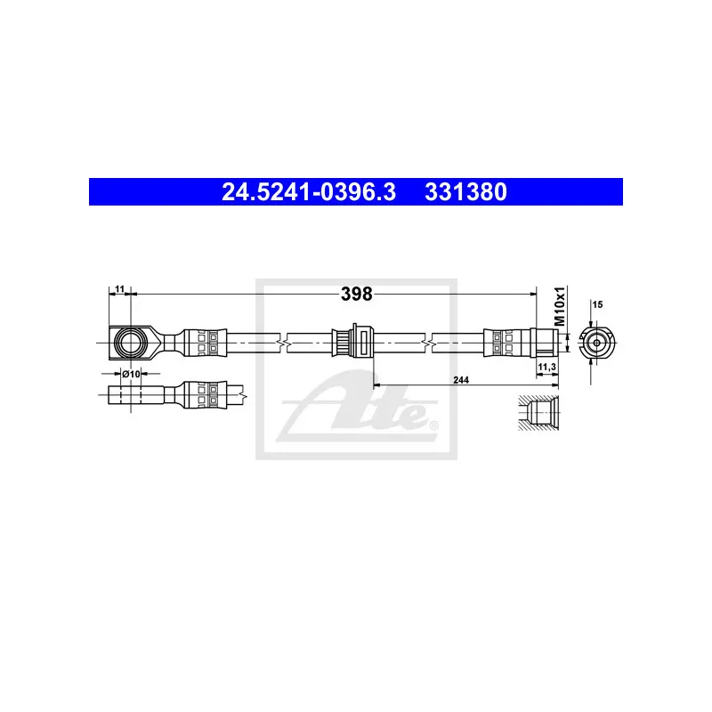 Flexible de frein ATE 24.5241-0396.3