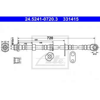 Flexible de frein ATE 24.5241-0720.3