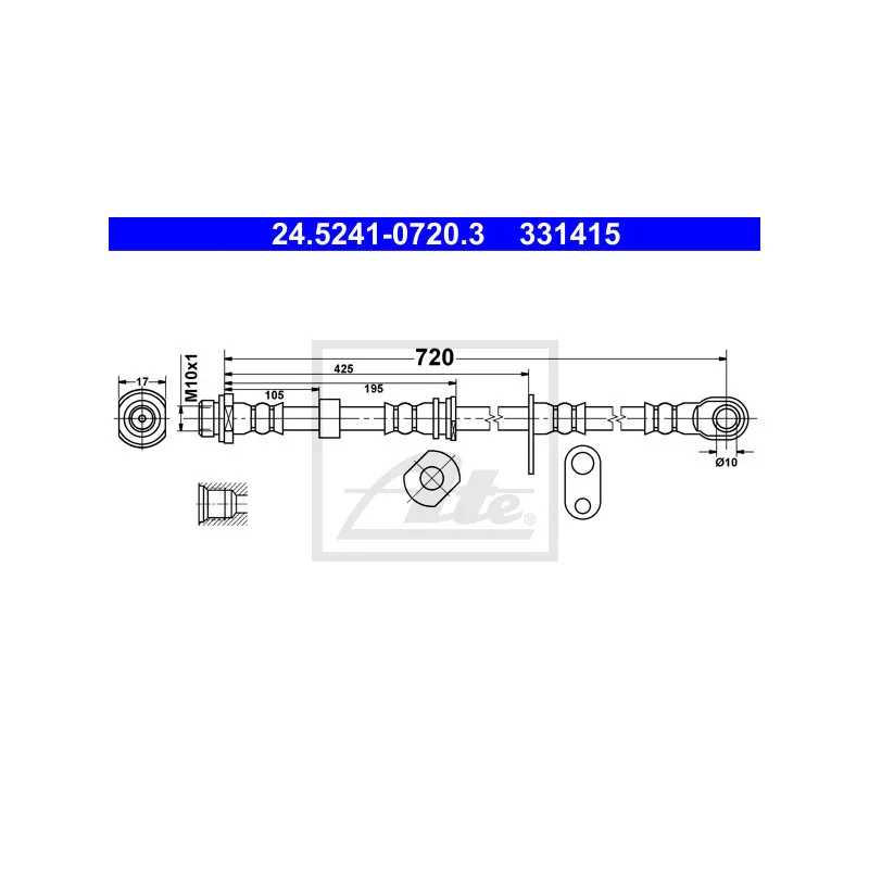 Flexible de frein ATE 24.5241-0720.3