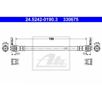 Flexible de frein ATE 24.5242-0190.3