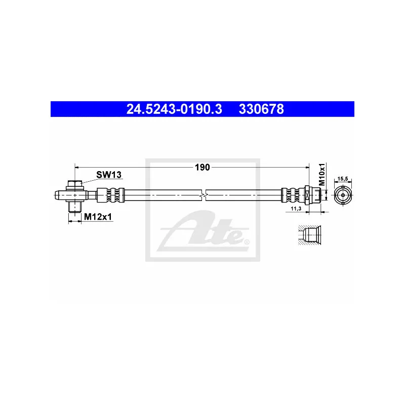 Flexible de frein ATE 24.5243-0190.3