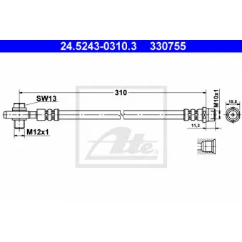 Flexible de frein ATE 24.5243-0310.3