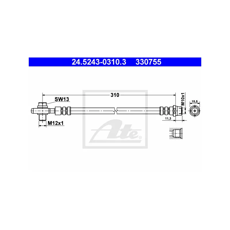 Flexible de frein ATE 24.5243-0310.3