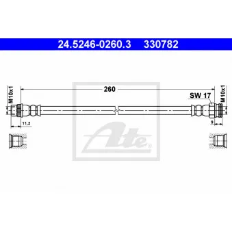 Flexible de frein ATE 24.5246-0260.3