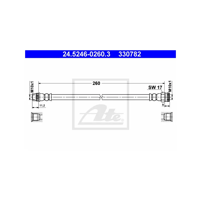 Flexible de frein ATE 24.5246-0260.3