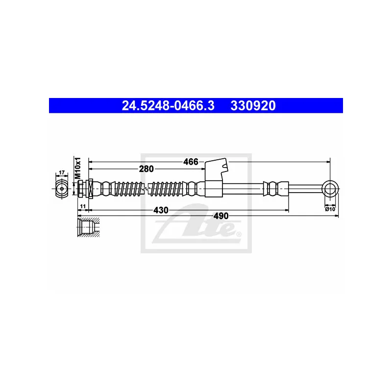 Flexible de frein ATE 24.5248-0466.3