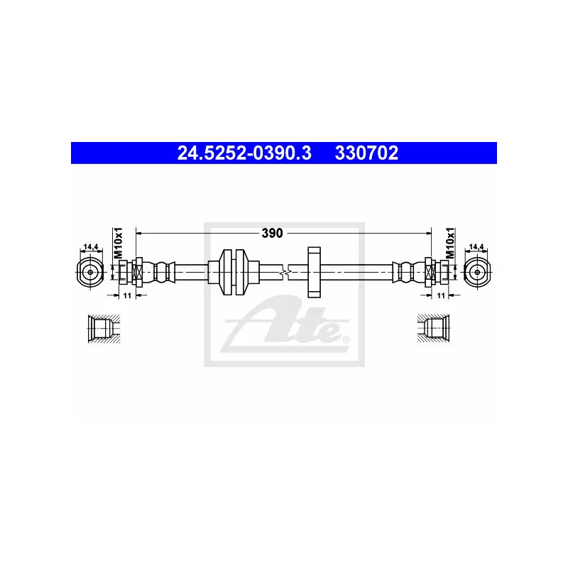 Flexible de frein ATE 24.5252-0390.3