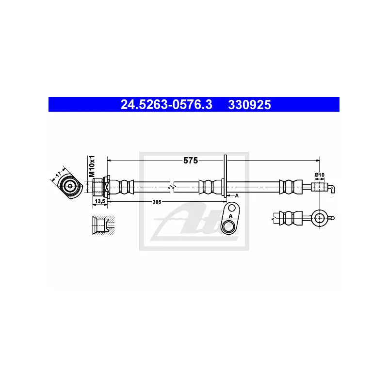 Flexible de frein ATE 24.5263-0576.3