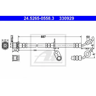 Flexible de frein ATE 24.5265-0558.3