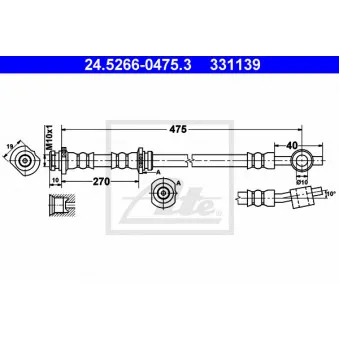 Flexible de frein ATE 24.5266-0475.3