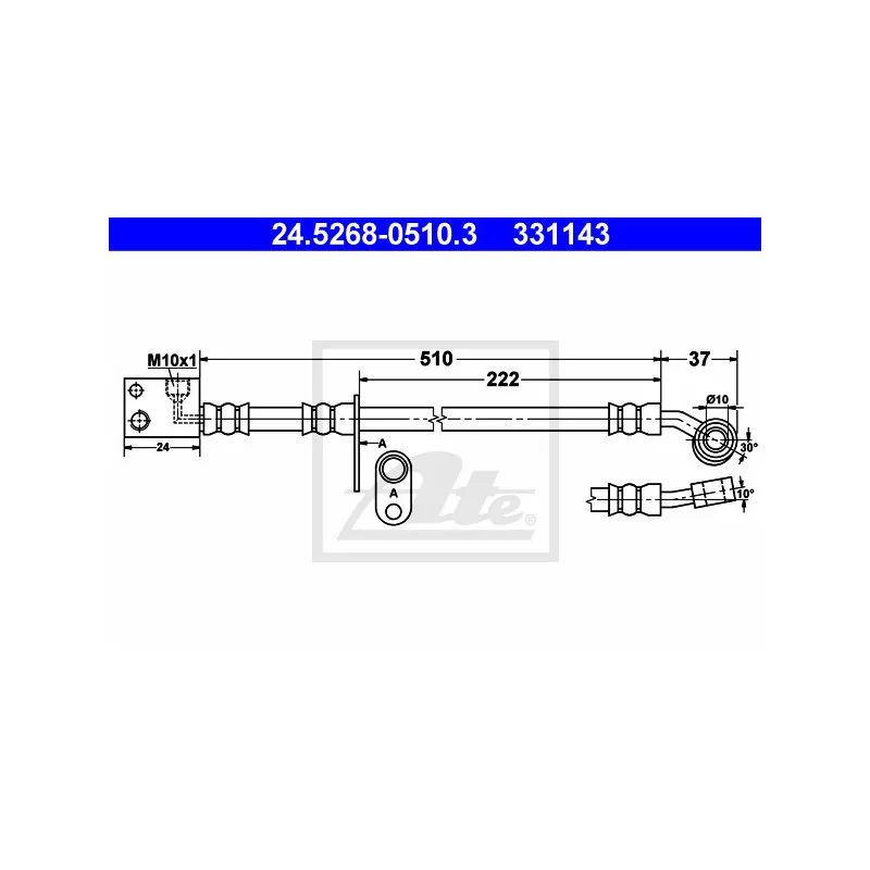 Flexible de frein ATE 24.5268-0510.3