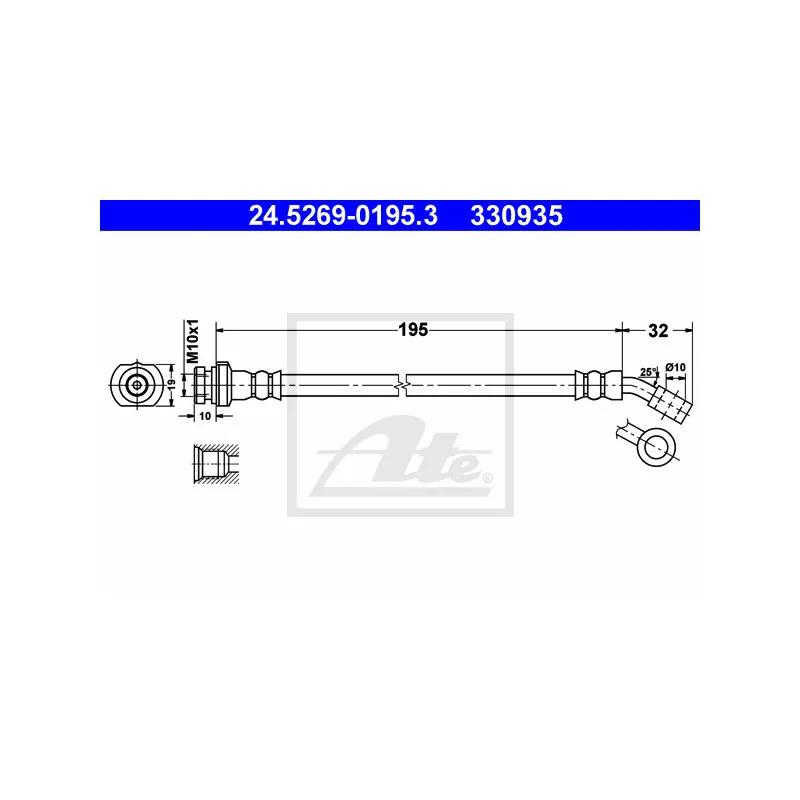 Flexible de frein ATE 24.5269-0195.3