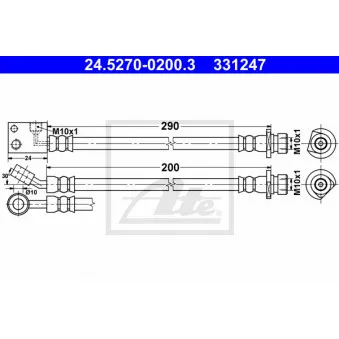 Flexible de frein ATE 24.5270-0200.3