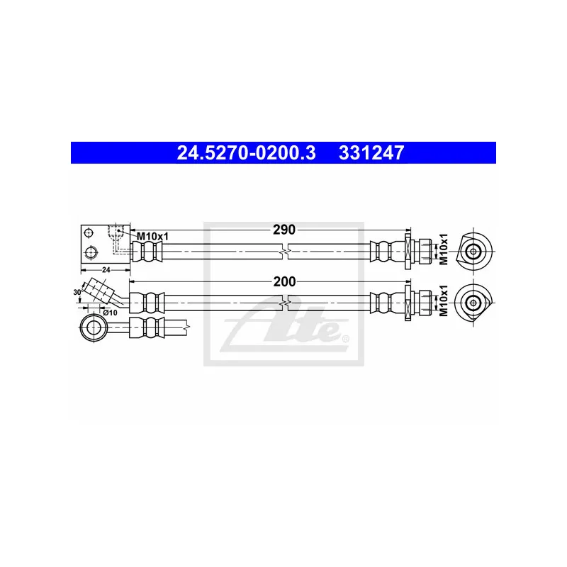 Flexible de frein ATE 24.5270-0200.3