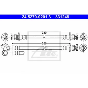 Flexible de frein ATE 24.5270-0201.3