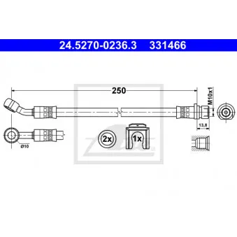 Flexible de frein ATE 24.5270-0236.3