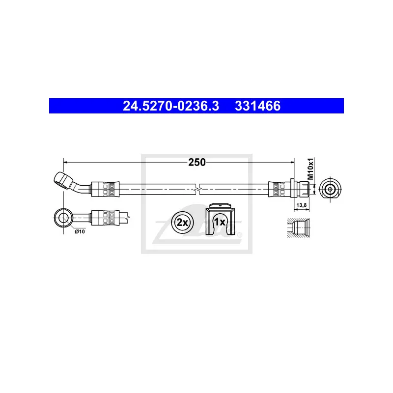 Flexible de frein ATE 24.5270-0236.3