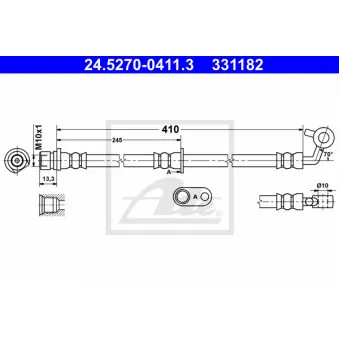 Flexible de frein ATE 24.5270-0411.3