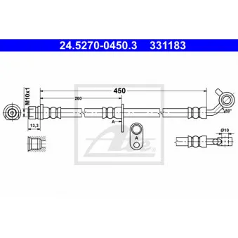 Flexible de frein ATE 24.5270-0450.3