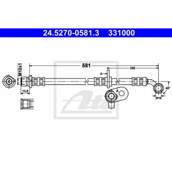 Flexible de frein ATE 24.5270-0581.3