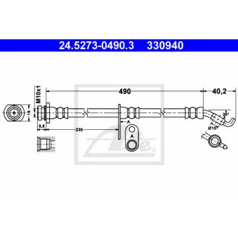 Flexible de frein ATE 24.5273-0490.3