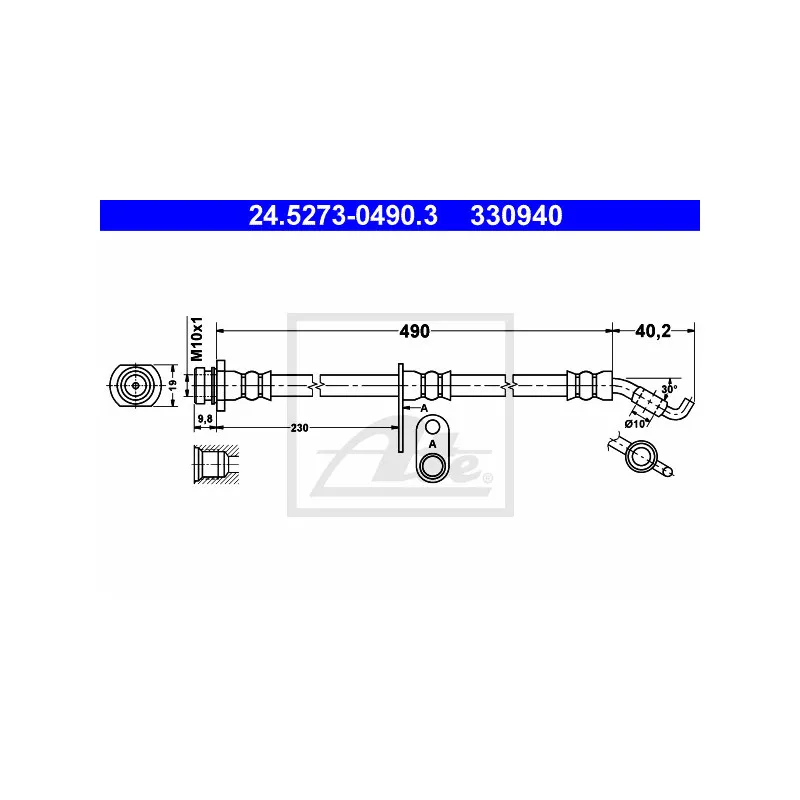 Flexible de frein ATE 24.5273-0490.3