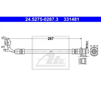 Flexible de frein ATE 24.5275-0287.3