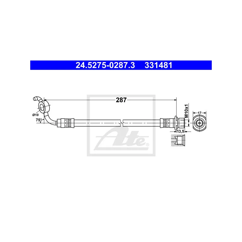 Flexible de frein ATE 24.5275-0287.3