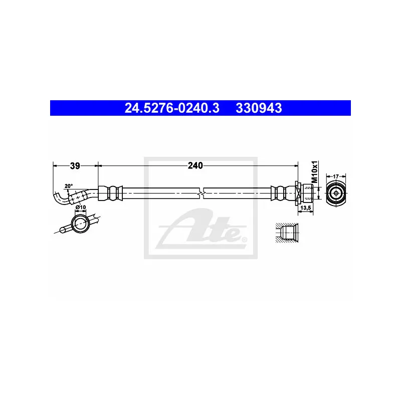 Flexible de frein ATE 24.5276-0240.3