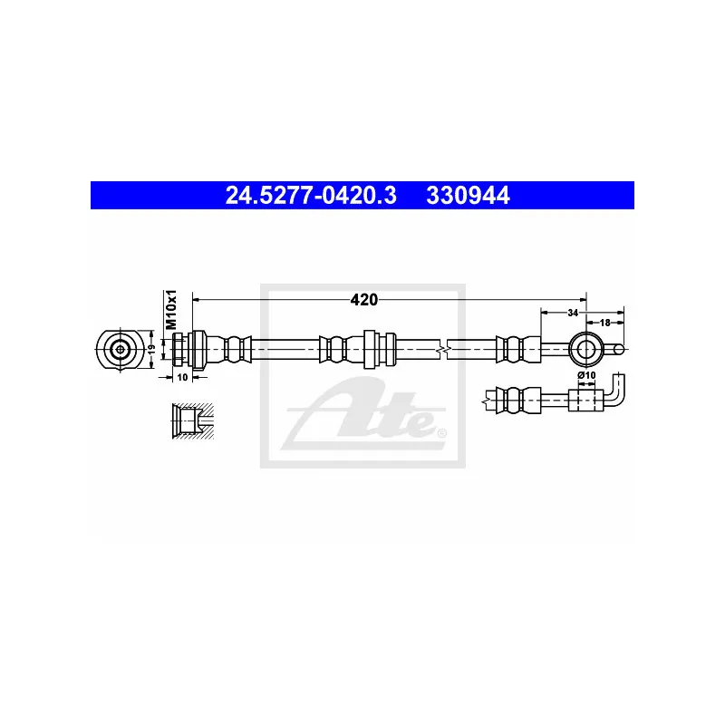 Flexible de frein ATE 24.5277-0420.3