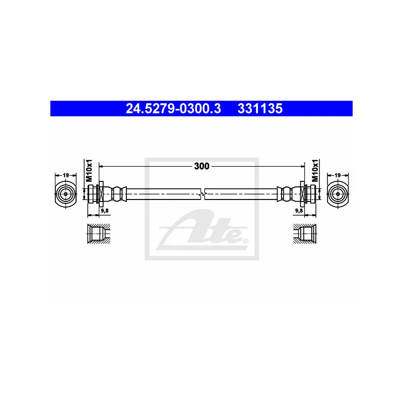 Flexible de frein ATE 24.5279-0300.3