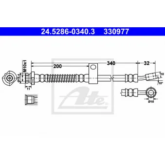 Flexible de frein ATE 24.5286-0340.3