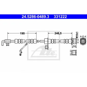 Flexible de frein ATE 24.5286-0489.3