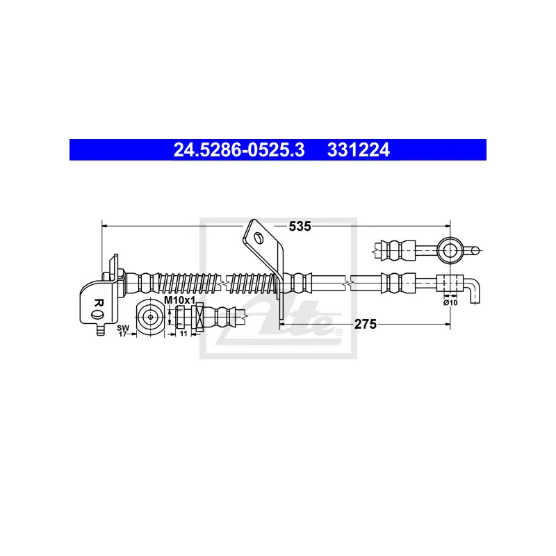 Flexible de frein ATE 24.5286-0525.3