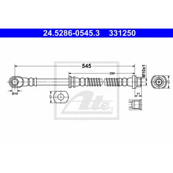 Flexible de frein ATE 24.5286-0545.3