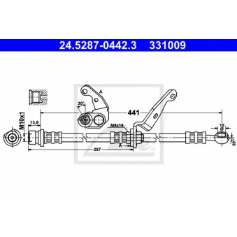 Flexible de frein ATE 24.5287-0442.3