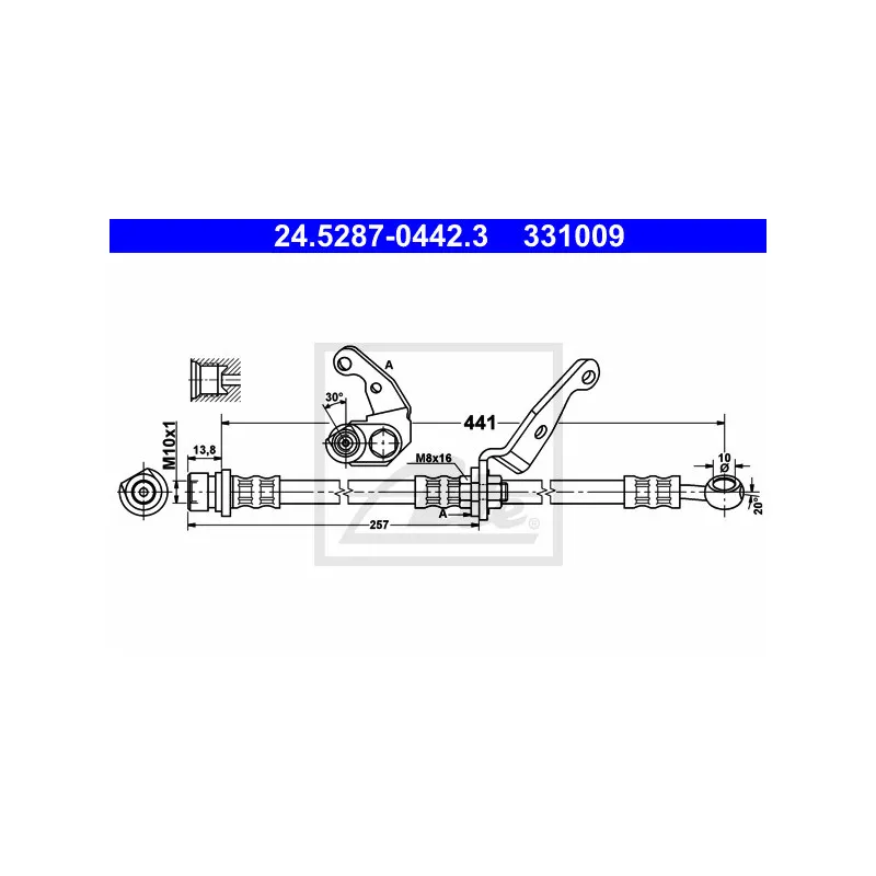 Flexible de frein ATE 24.5287-0442.3