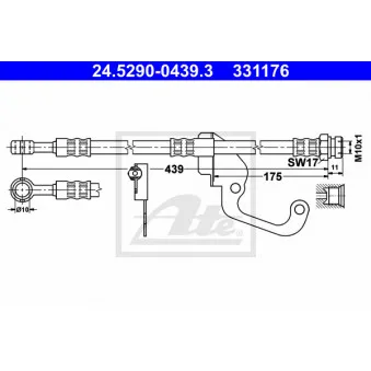 Flexible de frein ATE 24.5290-0439.3