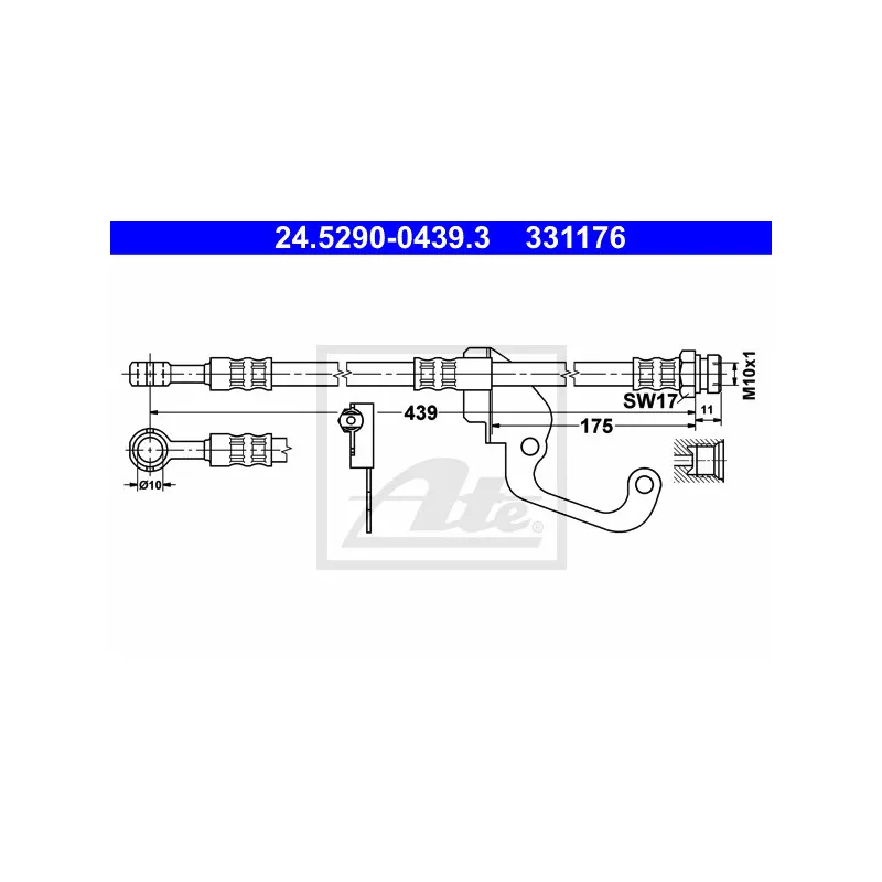 Flexible de frein ATE 24.5290-0439.3