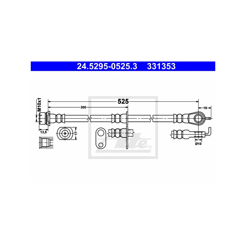 Flexible de frein ATE 24.5295-0525.3