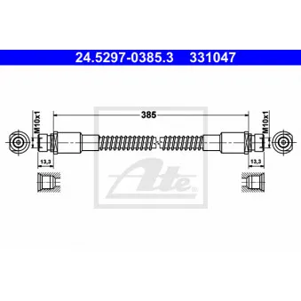 Flexible de frein ATE 24.5297-0385.3